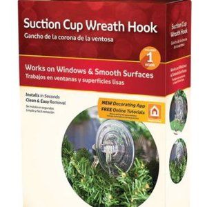 Simple Living Smart Light Suction Cup Wreath Hook